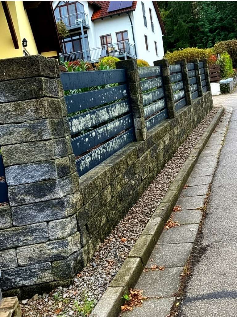 Aufbereitung von Zäunen und Fassaden